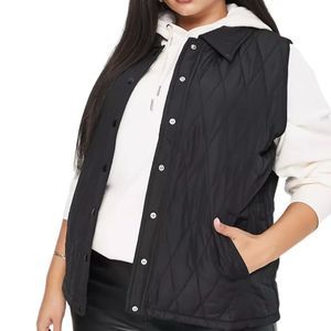 Violet Romance Quilted Vest NWOT